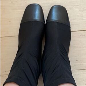 ALL BLACK COCO BOOTIES.  NEW